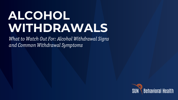 Alcohol Withdrawals